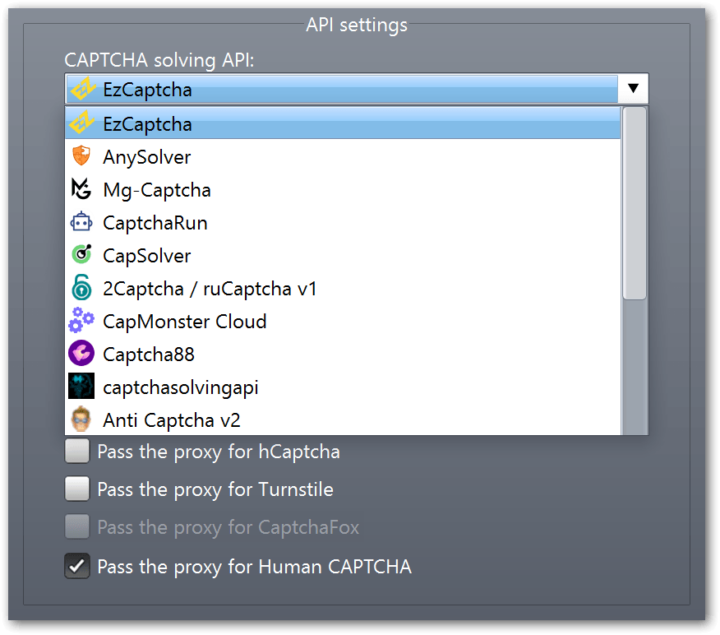 Your own API in the list of CAPTCHA solving APIs CAPTCHA solving API list in MailBot