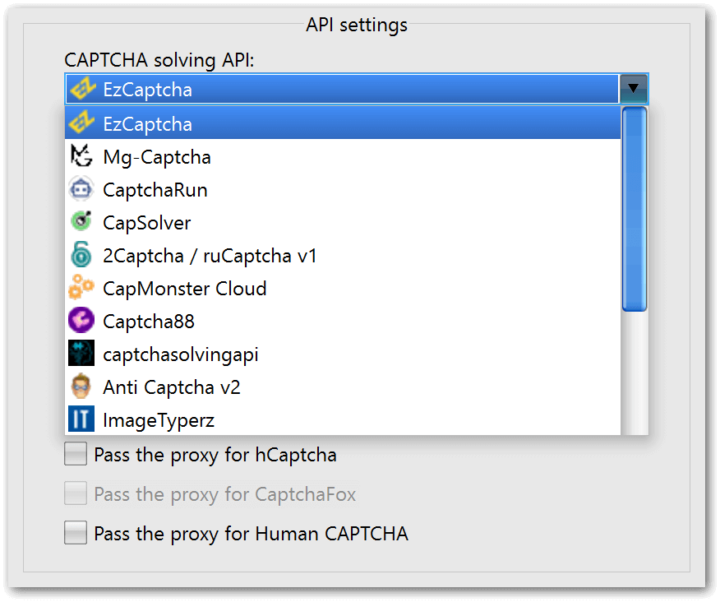 Your own API in the list of CAPTCHA solving APIs