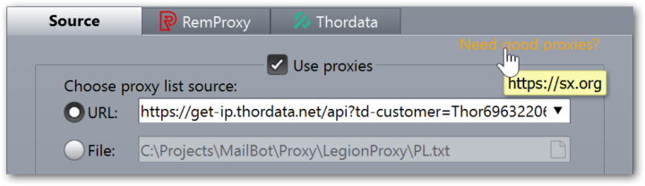Link to your proxy service Link to your proxy service