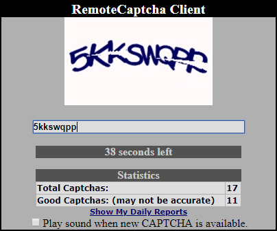 Ручное распознавание капчи Outlook при помощи скрипта rcaptcha Ручное распознавание капчи Outlook при помощи скрипта rcaptcha